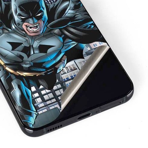DC Comics Batman Dark Knight Comic Art Action Pose Galaxy S22 Plus Skin